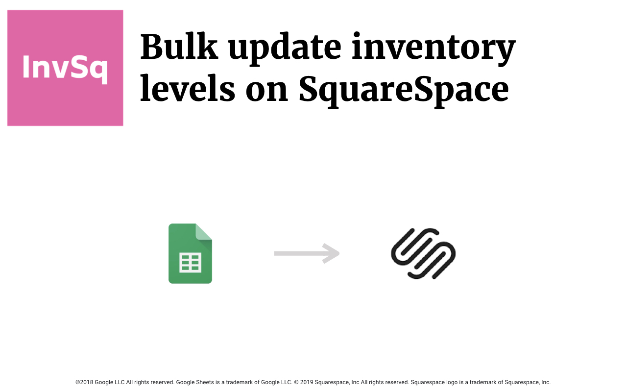 Sync from Google Sheets to Squarespace